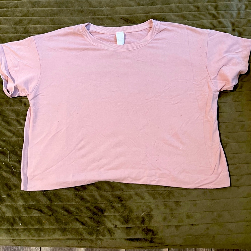 Avocado Active Athleisure Pink Crop Top